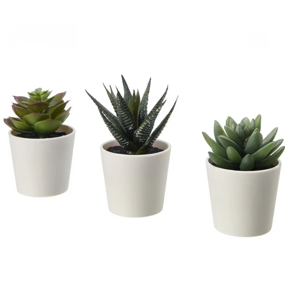 Ikea Fejka 3 faux Succulent Plants